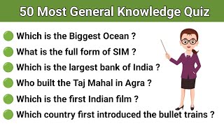 50 Most General Knowledge Questions and Answer  Indian Gk  General Awareness  gk questions  gk [upl. by Sayers]