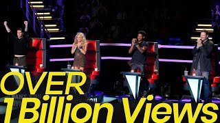 MOST WATCHED THE VOICE PERFORMANCE OF ALL TIME  TOP 10 AUDITIONS [upl. by Arie]