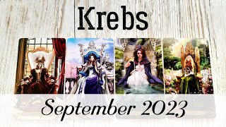 KREBS  September 2023  Am Ende wird alles zu Deinen Gunsten sein🌟Tarot [upl. by Aniv]