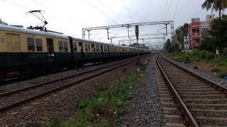 Chennai beach to Chengalpet EMU train [upl. by Handel]