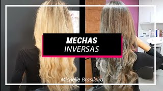 Mechas Nightfall  Técnica de mechas inversas fácil rápida e com resultado surpreendente [upl. by Zobe]