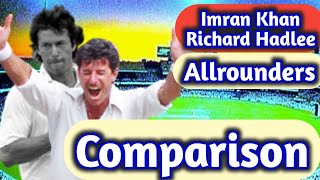 Imran Khan Vs Richard Hadlee  Bowling and Batting Comparison [upl. by Yrffoeg746]