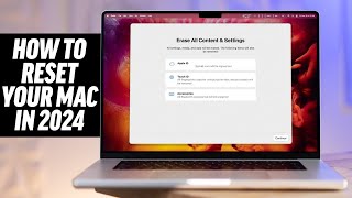 How to Erase and Factory Reset your Mac in 2024 [upl. by Mosora]