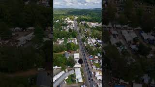 Brimfield Flea Markets in Brimfield MA drone antiques djimini4pro timelapse [upl. by Thornie]