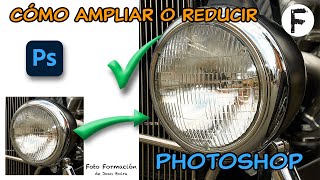 Cómo ampliar o reducir fotografías en Photoshop [upl. by Naji410]