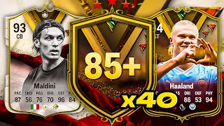 40x 85 PLAYER PICKS amp DYNASTIES PACKS 😨 FC 24 Ultimate Team [upl. by Ashien]