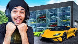 OPENING MY OWN SUPERCAR GARAGE TO BECOME RICH PART 1 [upl. by Fineberg]