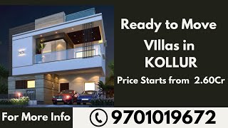 Urban Greens Villas in Pati near kollur for sale  Starts from 260cr  Call for Visit 9701019672 [upl. by Anihs]