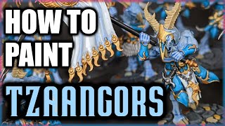 Warhammer Tzaangors Build And Paint Fast [upl. by Yrek]