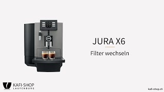 JURA X6  Filter wechseln [upl. by Kinnon]