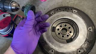 Subaru Clutch Resurfacing No machine Shop DIY at home [upl. by Shipman674]