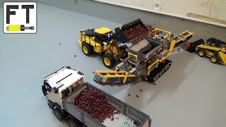 LEGO Technic Construction Site  MOCs in action [upl. by Negaem]