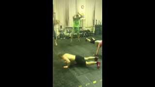 Crossfit 100 burpees in 257 [upl. by Territus710]