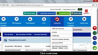 SBI INB Online Transfer of Savings accountVideo created in August 2017 [upl. by Jeramie365]