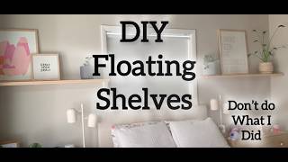 DIY Floating Shelf Diaster Heres How I Fixed It godfirst diy woodworking diywoodworking [upl. by Had603]