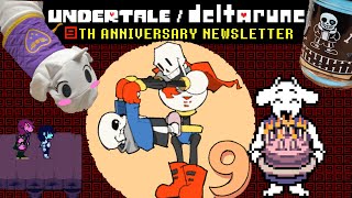 Cooking Chapters For 999 More Years  UndertaleDeltarune 9th Anniversary Newsletter [upl. by Yasmin]