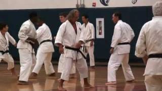 Traditional Shotokan Karate Class 2009 Sparring Drills [upl. by Ahsead449]