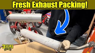 How to replace your 2Stroke Dirt bikes Exhaust Packing  Beta 125 200 250 300 RR [upl. by Hsreh569]