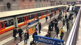 Warsaw metro 2016 HyperLapse [upl. by Domeniga204]