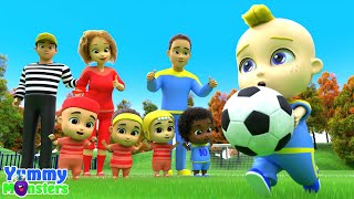 Soccer Song Football Song  YummyMonsters Nursery Rhymes amp Kids Songs🎵 [upl. by Christoper582]