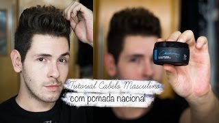 CABELO MASCULINO  POMADA NACIONAL TOP  Estilo Bifásico [upl. by Ttocs]