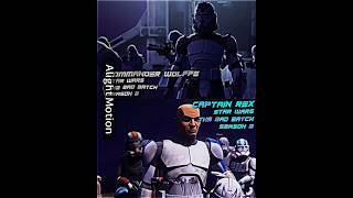 Captain Rex vs Commander Wolffe starwars badbatchedit clonetrooper shorts [upl. by Gaynor]