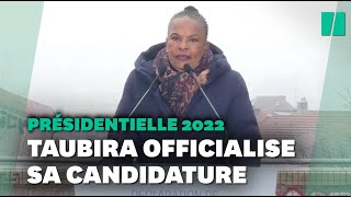 Christiane Taubira annonce sa candidature à la présidentielle 2022 [upl. by Lizbeth]