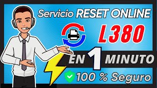 EPSON L380 ✅ Servicio ONLINE Reset Almohadillas 🔒 Seguro ⚡ Rápido y 🔄 Reutilizable [upl. by Jopa]