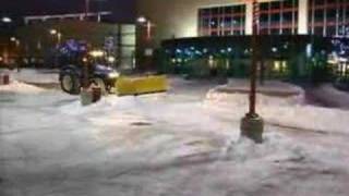 Machinability 12 V35 Snow Plow at work [upl. by Eelnyl498]