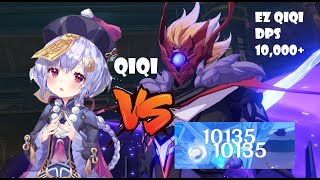 Qiqi DPS Ultimate Build 1 Shot Boss  Genshin Impact v2 10000 [upl. by Ivens]