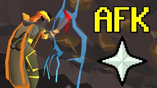 The new AFK prayer and mining method  Calcified rocks guide [upl. by Aibara246]