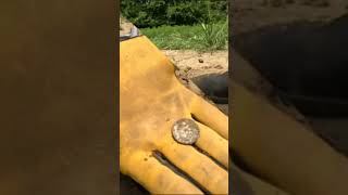 the Minelab manticore metal detector digs a silver quarter today metal detecting adventure time [upl. by Pepper]