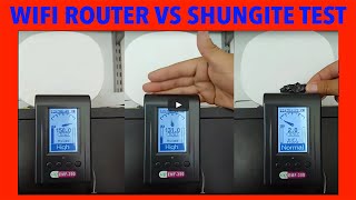 Shungite vs 5G Wifi Router [upl. by Faxan641]