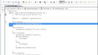 Java programming part 77 GUI  ComboBox with ActionListener [upl. by Trixi]