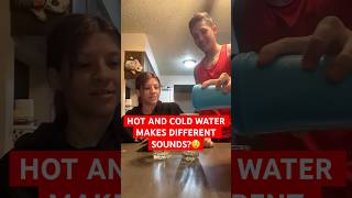 HOT And COLD Water Makes Different Sounds😲 holdendavenport7 [upl. by Ominoreg]