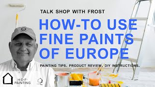 How to Use Fine Paints of Europe Hollandlac Brilliant  DIY Brushing Tutorial [upl. by Erelia]