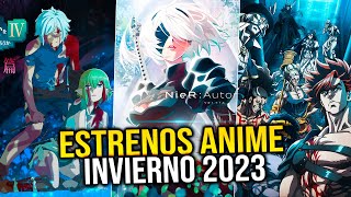 ⚡ ESTRENOS ANIME INVIERNO ENERO 2023  FECHAS DE ESTRENO [upl. by Sello671]