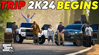 MICHAEL FTBOIZ 2K24 TRIP BEGINS  PRADO 2024 X LANDCRUISER  GTA 5  Real Life Mods 515  URDU [upl. by Ttirb]