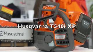 Husqvarna T540i XP  New top handle saw for arborist [upl. by Koeppel]