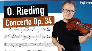 Rieding Concerto in G Major Op 34 1 Movement Violin Sheet Music Piano Accompaniment [upl. by Valorie]