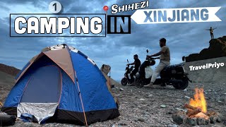 🇨🇳⛺️Camping In Xinjiang  Shihezi  TravelPriyo [upl. by Rebhun415]