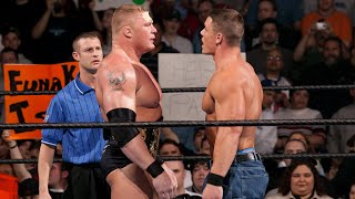 Every John Cena vs Brock Lesnar match ever WWE Playlist [upl. by Ackerley438]