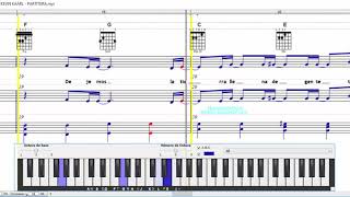 Kevin Kaarl  Vámonos a Marte Partitura Piano Guitarra y Voz Tutorial [upl. by Kaylee]