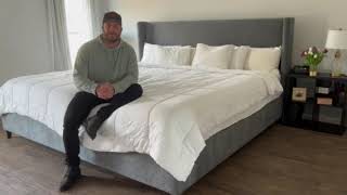 Giant Alaskan King Bed Review  NFL Star Nick Moore [upl. by Rol]