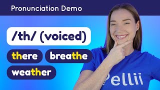 Pronouncing th voiced – English Pronunciation Lesson Part 1 [upl. by Drain]