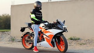 How to Ride a Bike First Time  KTM RC 200 Beginners Guide [upl. by Mcleroy]