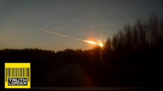 Meteor strike in Chelyabinsk Russia injures 500  amazing video shows explosion amp impact [upl. by Hara]