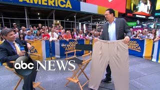 Penn Jillette Opens Up About 100Pound Weight Loss [upl. by Asoj]