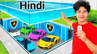 I Built a SECRET Lamborghini Dealership in Hindi reaction video [upl. by Nnaid]