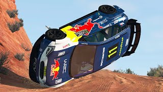 Rally  Rallycross Crashes 17  BeamNG Drive [upl. by Spring]